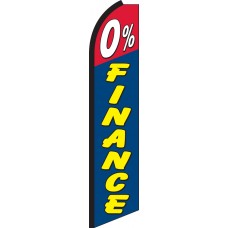 0% Finance Swooper Feather Flag