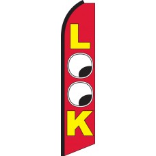 Look Swooper Feather Flag