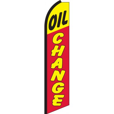 Oil Change Swooper Feather Flag