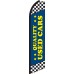 Quality Used Cars Blue Swooper Feather Flag