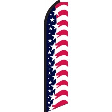 Star Spangled Banner Swooper Feather Flag