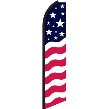 Stars & Bars Swooper Feather Flag