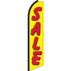 Sale (Yellow & Red) Swooper Feather Flag