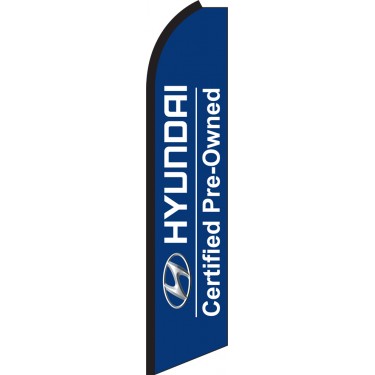 Hyundai Certified Swooper Feather Flag