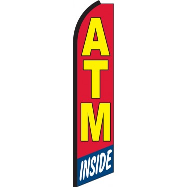 ATM Inside Swooper Feather Flag