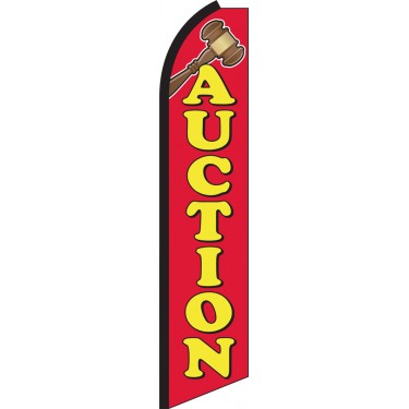 Auction Swooper Feather Flag