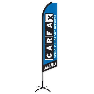 CARFAX Available Swooper Feather Flag