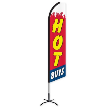 Hot Buys Swooper Feather Flag