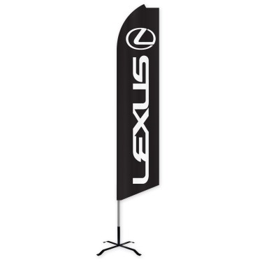 Lexus Swooper Feather Flag