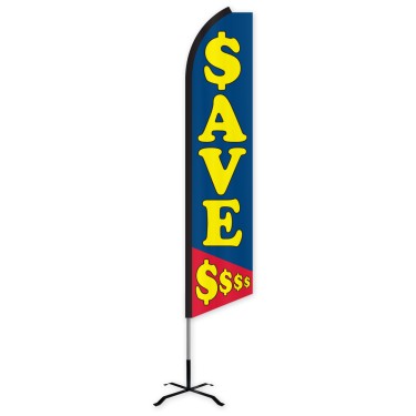 Save $$$ Swooper Feather Flag