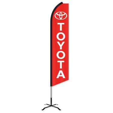 Toyota Swooper Feather Flag