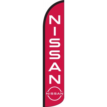 Nissan Wind-Free Feather Flag