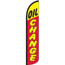 Oil Change Wind-Free Feather Flag