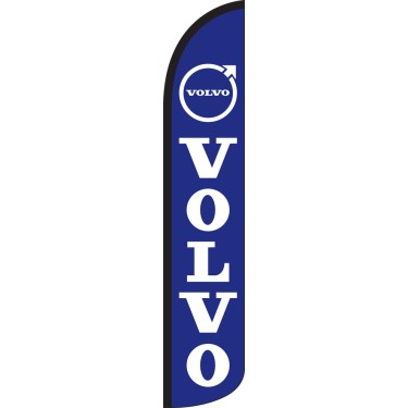 Volvo Wind-Free Feather Flag