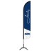 Custom Printed Full Color Wind-Free Feather Flag