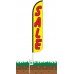 Sale (Yellow & Red) Wind-Free Feather Flag