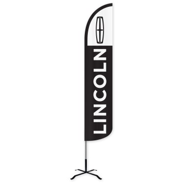 Lincoln Wind-Free Feather Flag