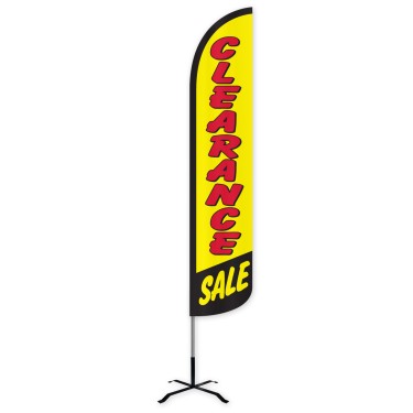 Clearance Sale Wind-Free Feather Flag