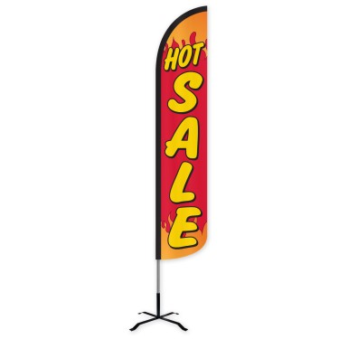 Hot Sale Wind-Free Feather Flag