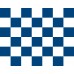 Checkered (Blue & White) Car Flag