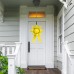 Big 22" Front Door Bow For House - Yellow